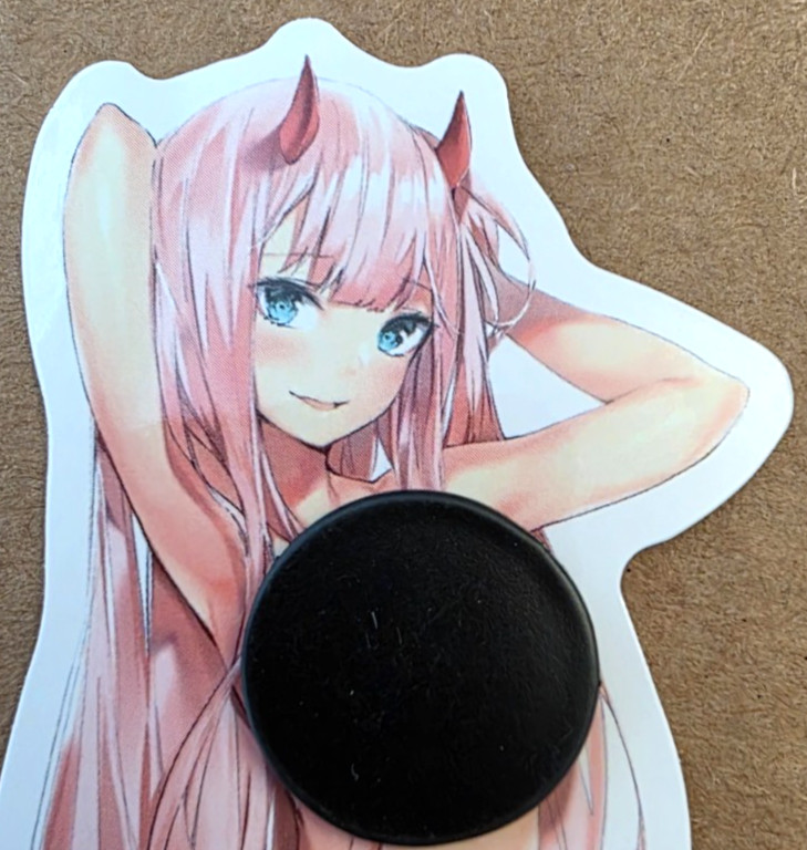 Demon Sticker Waifu Monster Girl Vampire Goth Halloween Anime Manga Pin Up Pinup