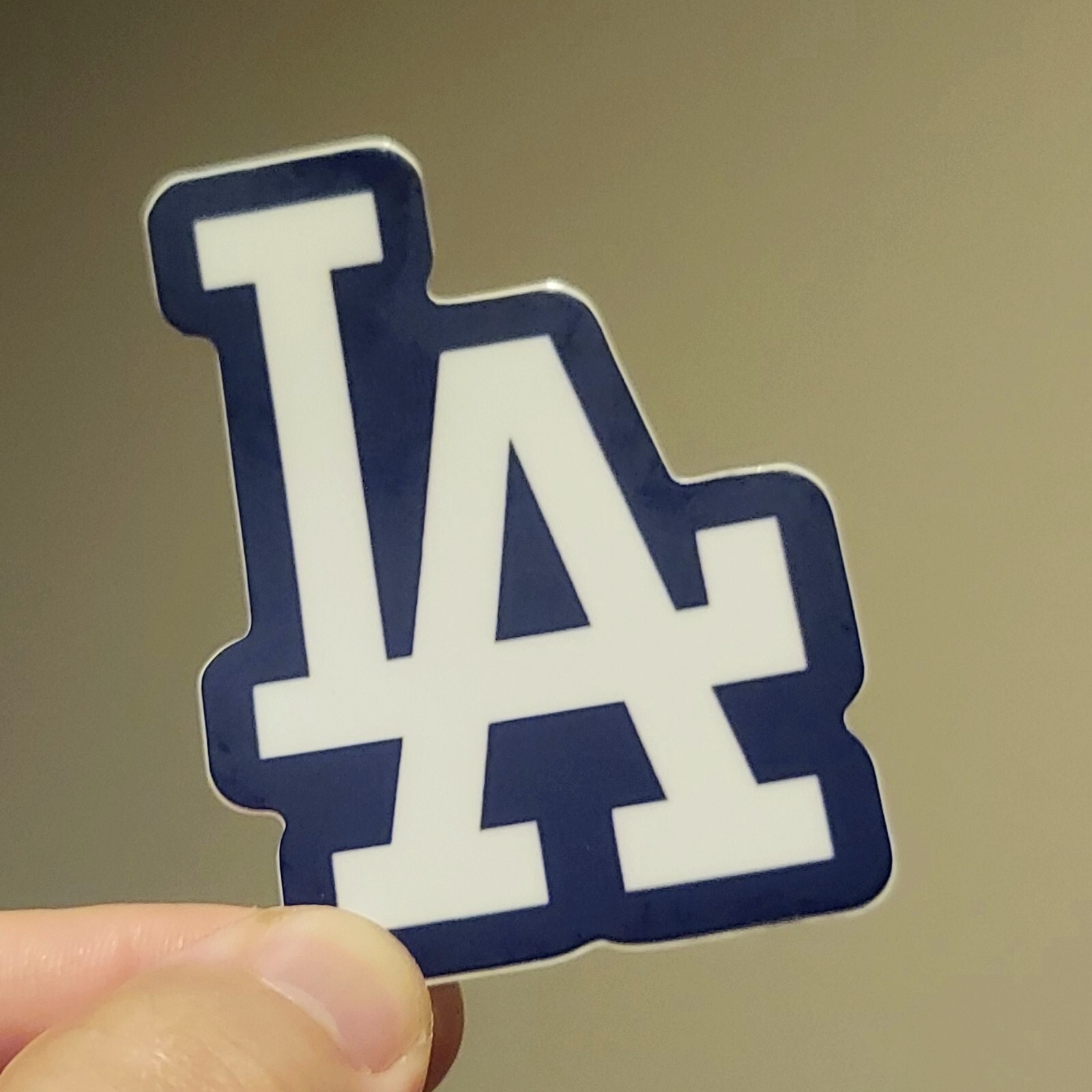 Los Angeles Dodgers LA Logo Blue White World Series Champions Decal Sticker ⚾