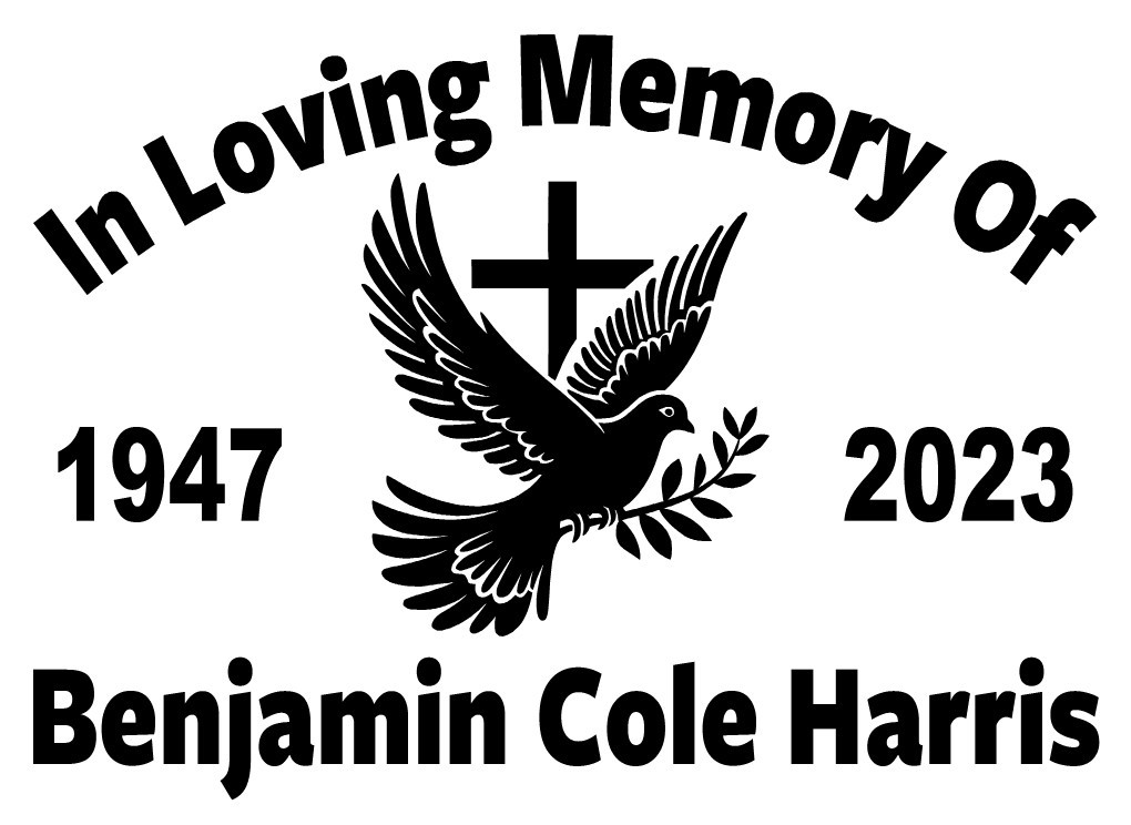 In Loving Memory Of – Dove Sticker Decal Window Cross Memorial Personalized #3