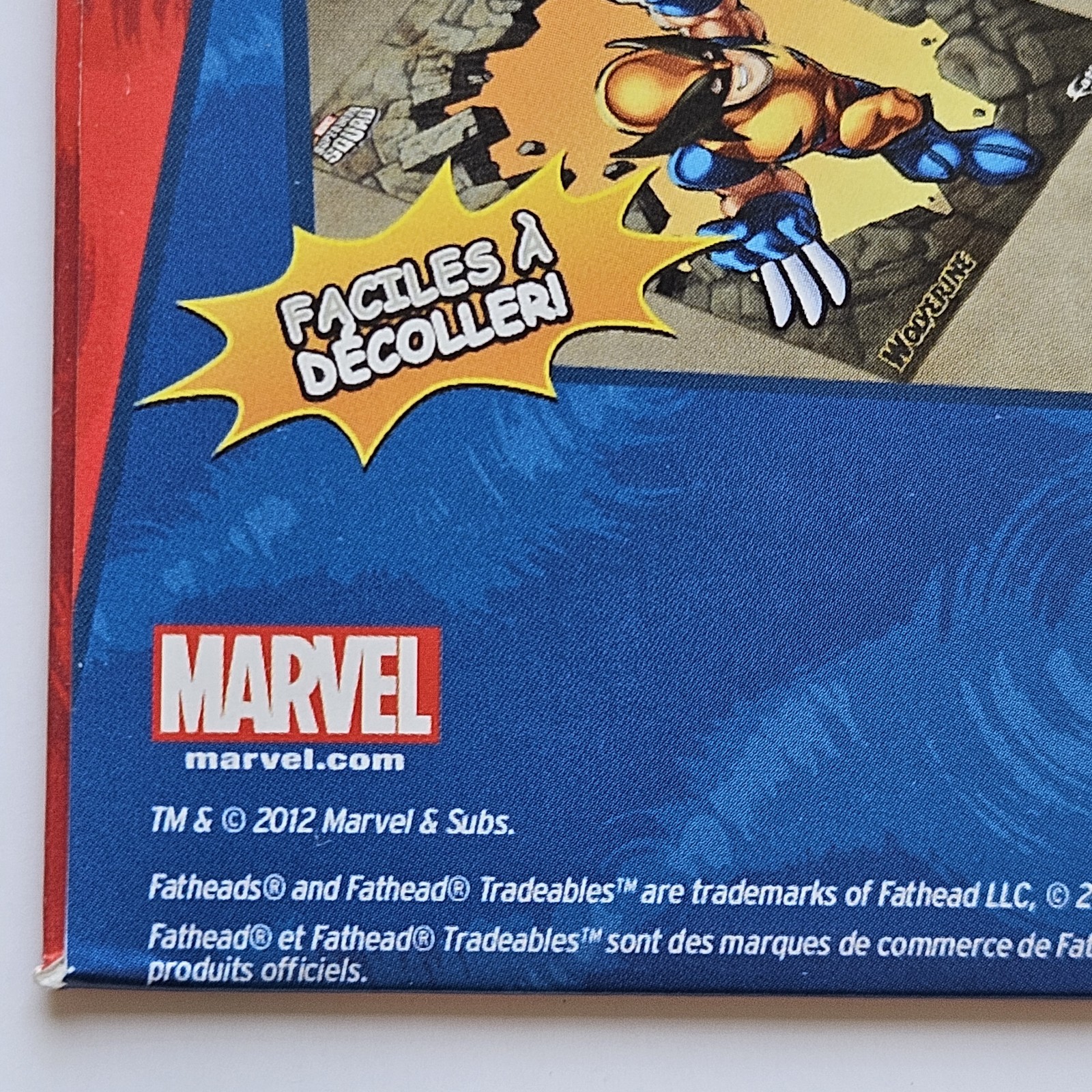 NEW Lot Of 5 Marvel Super Hero Squad Fathead Peel N Stick Vinyl Graphics 5×7 Cap
