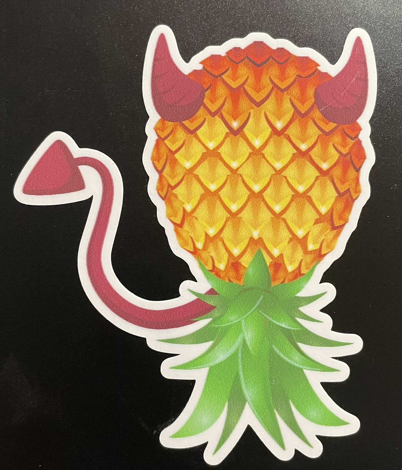 Pineapple Vinyl Sticker Decal Plays Well With Others Lifestyle Fun Swinger