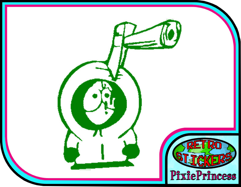 South Park Kenny Funny F Vinyl Sticker Killed Poster Room Wall Window Cartoon