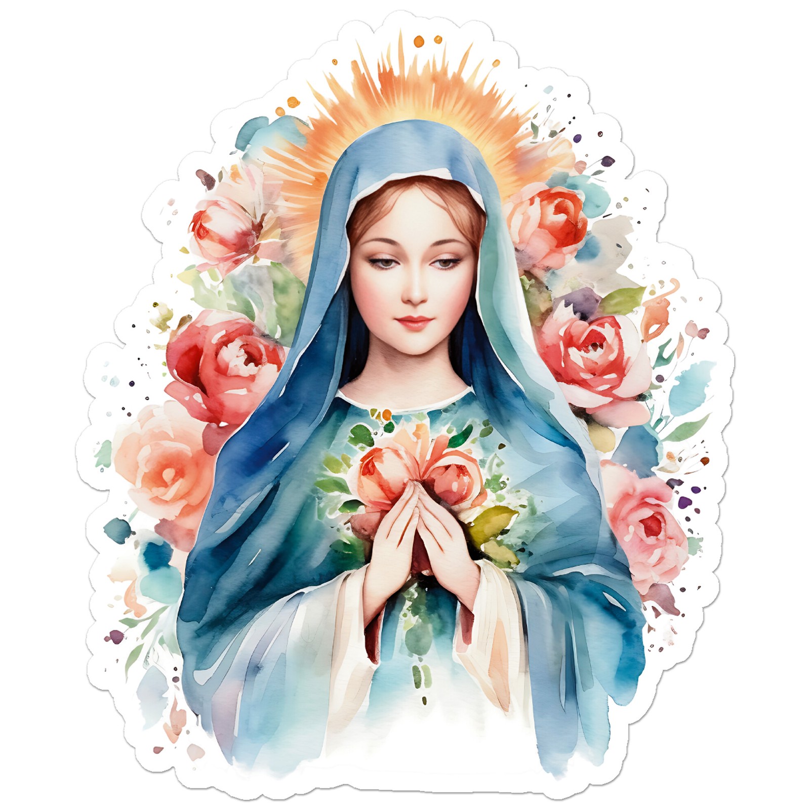 Virgin Mary – Vinyl Decal Sticker – Car Window Laptop – ebn11368