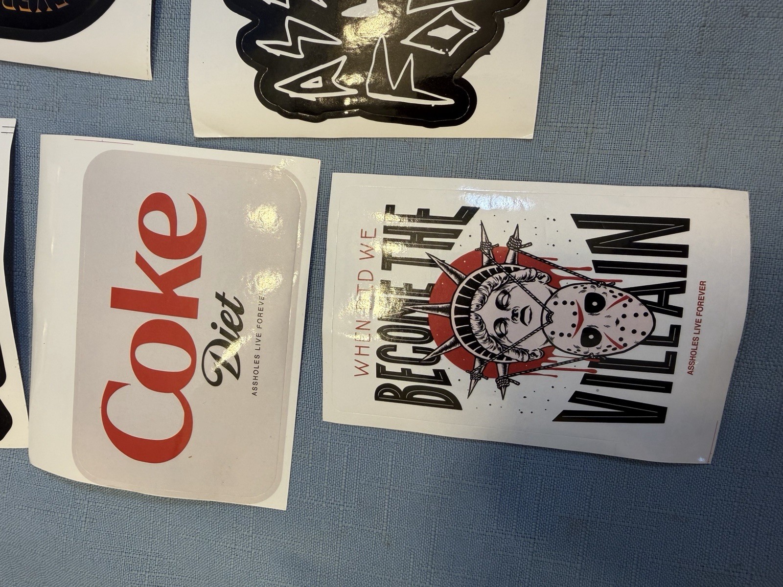x 10 Assholes*s Live Forever Sticker pack Decal Lot ALF
