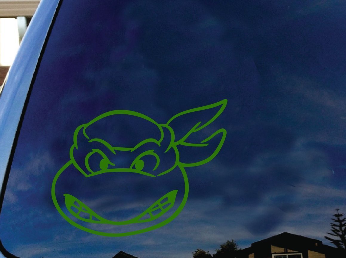 TMNT Face Mask car truck SUV mac book laptop tool box wall window decal sticker