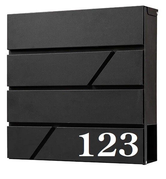 Lot of 20 – Century Classic Font, Mailbox Numbers, Cars, Door , Gold, Black Whi