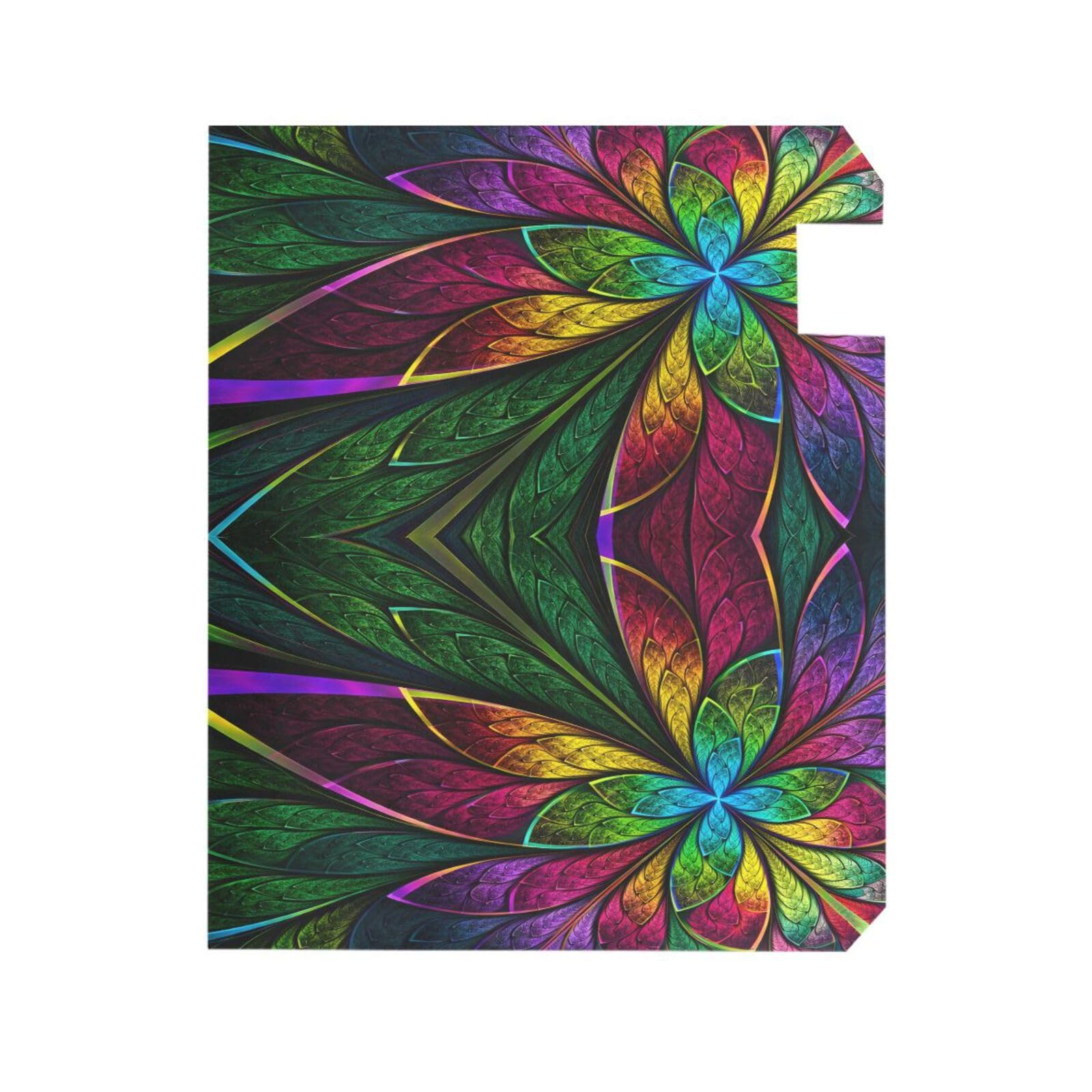 WOOR Hipster Rainbow Butterfly Magnetic 20.8×18 inch Standard Size, Multi12