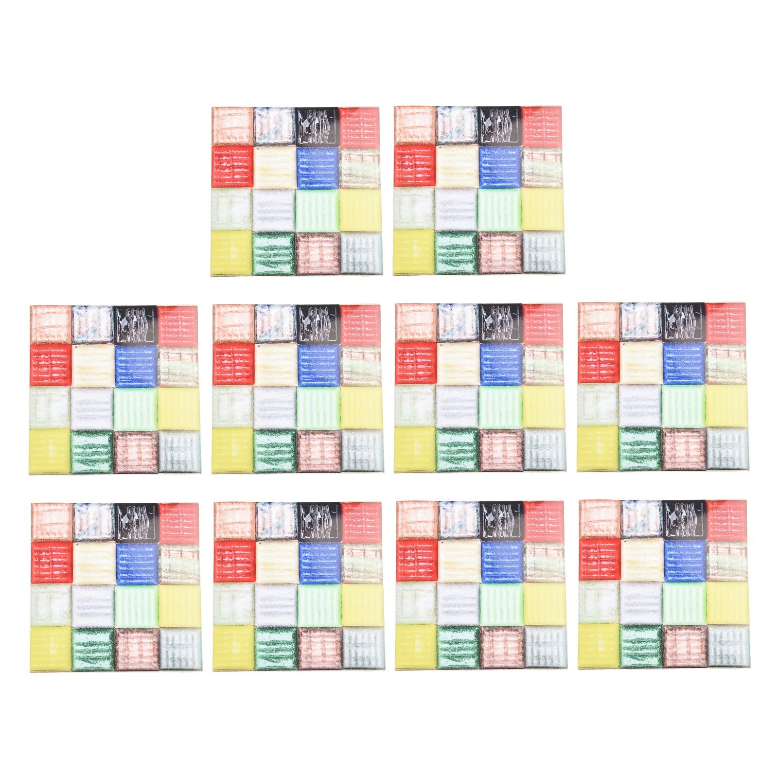 Flexible And Humidity Wall Stickers Oilproof For Kitchen Mosaic Wall Tiles 10pcs