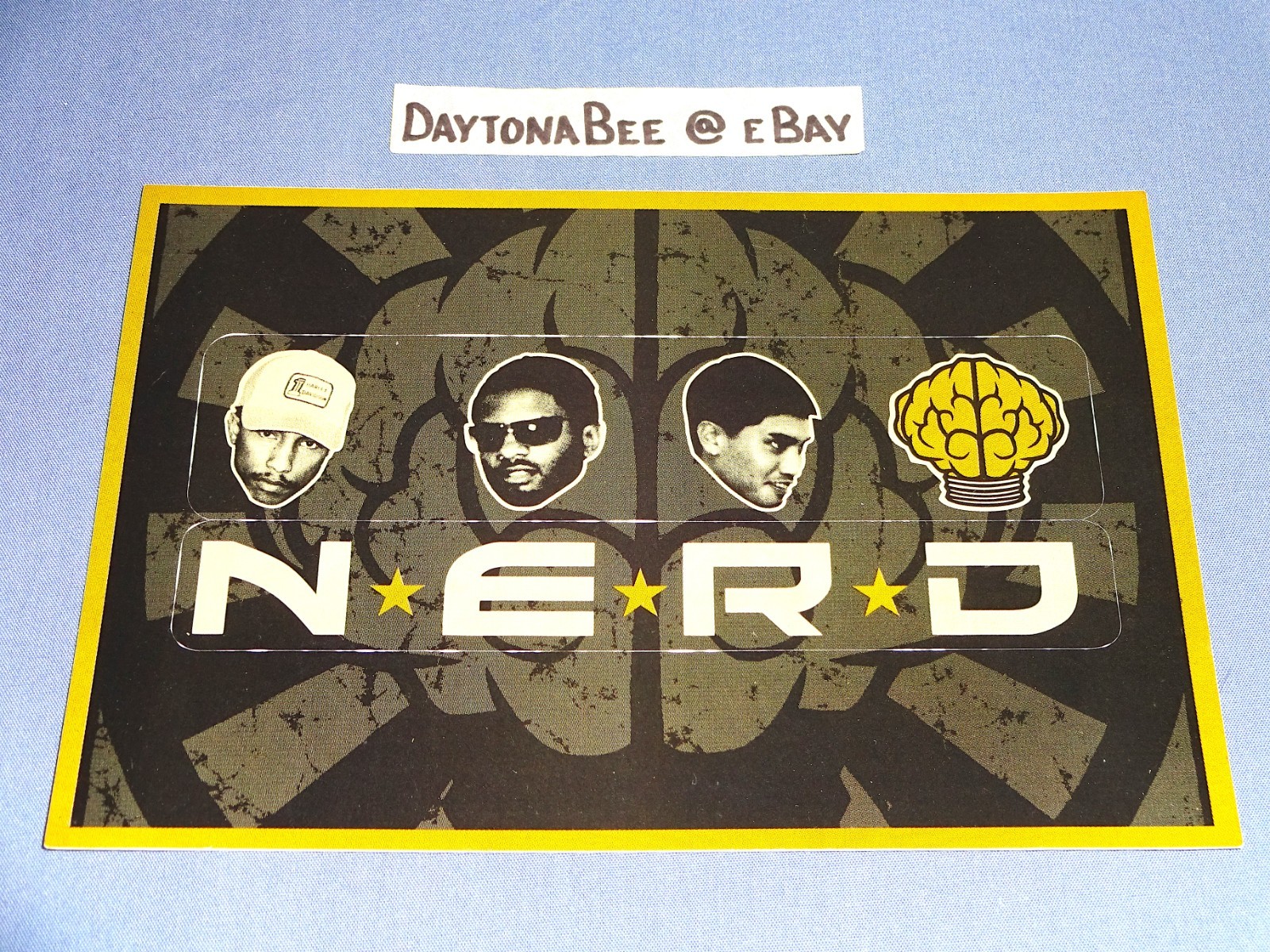 N*E*R*D In Search Of 2001 Sticker Postcard The Neptunes Provider Lapdance Brain