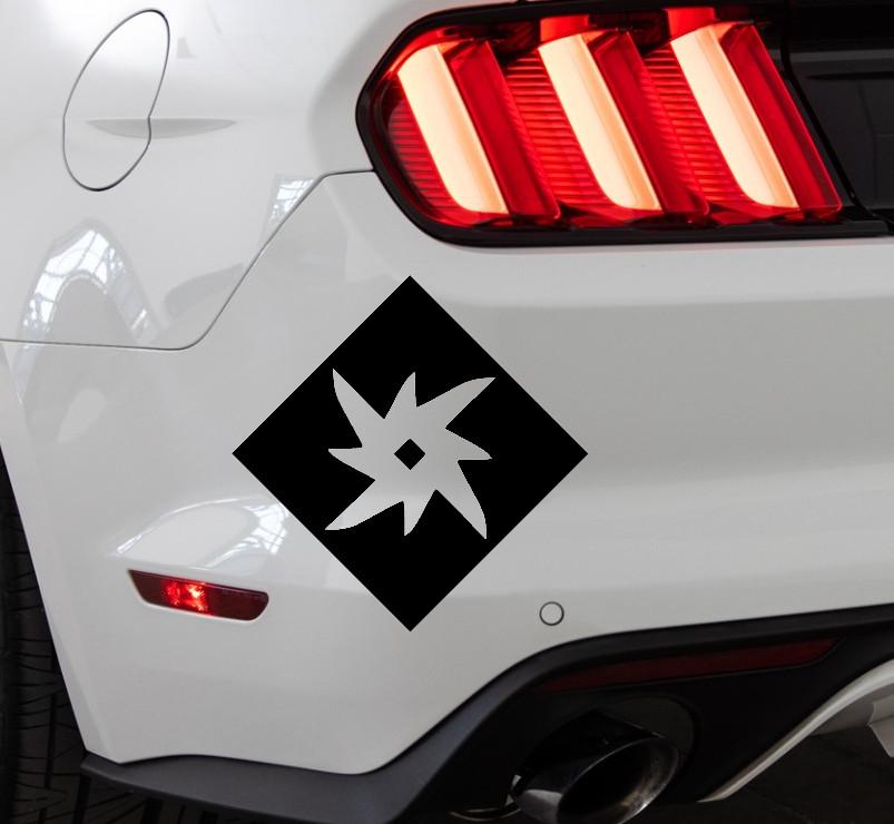 Arc Class Destiny Guardian Indoor/Outdoor Vinyl Decal Matte Black/White