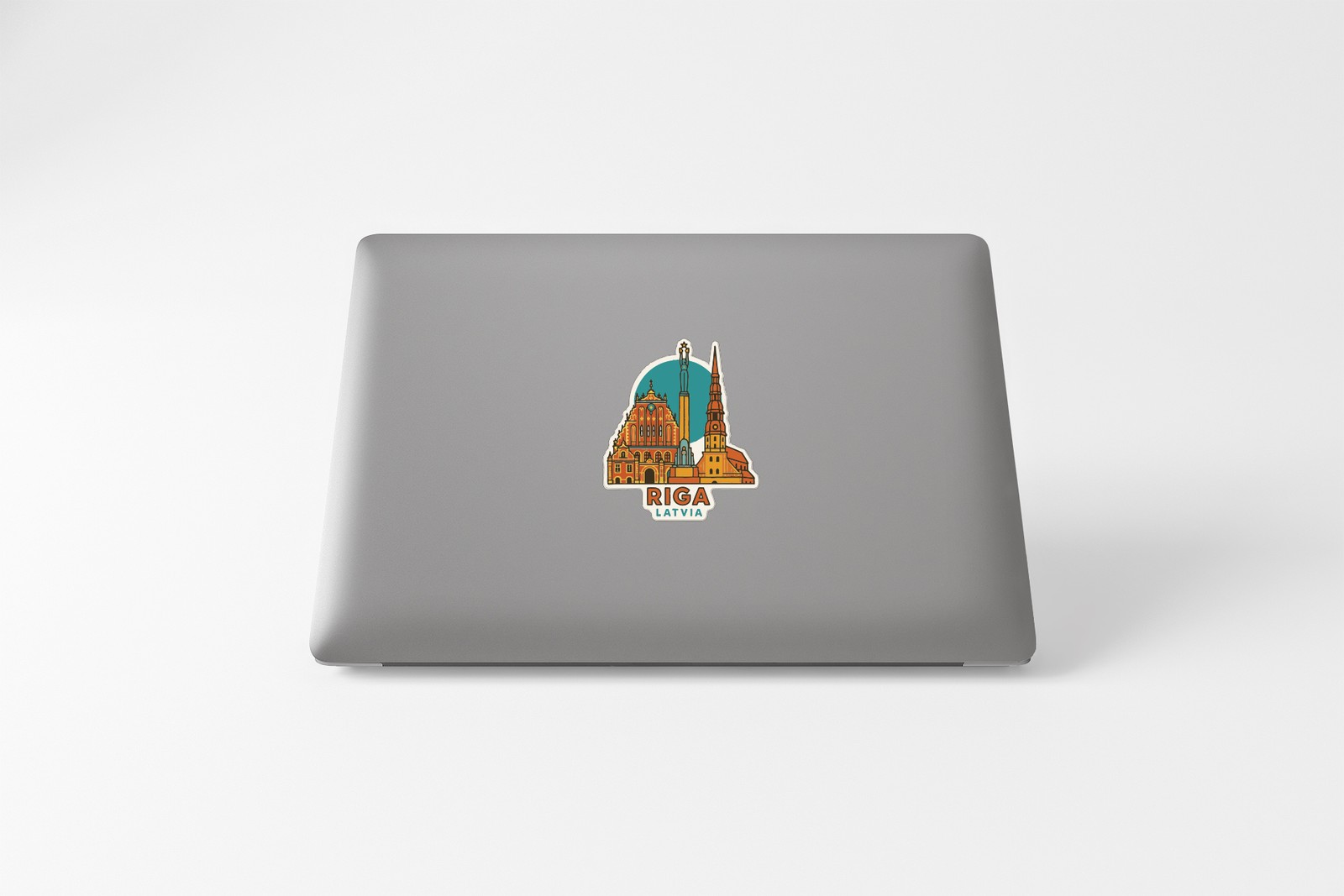 Riga Latvia Sticker Decal Vinyl Die-Cut City Skyline Landmark Design