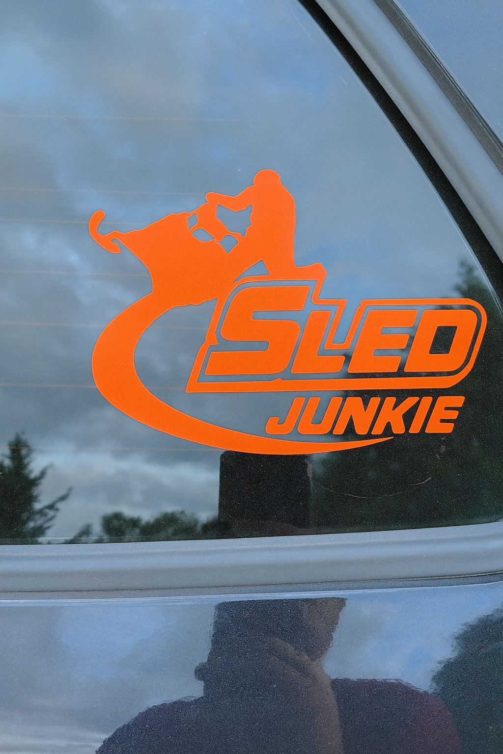 sled junkie , skidoo , quad , funny , stickers vinyl decal