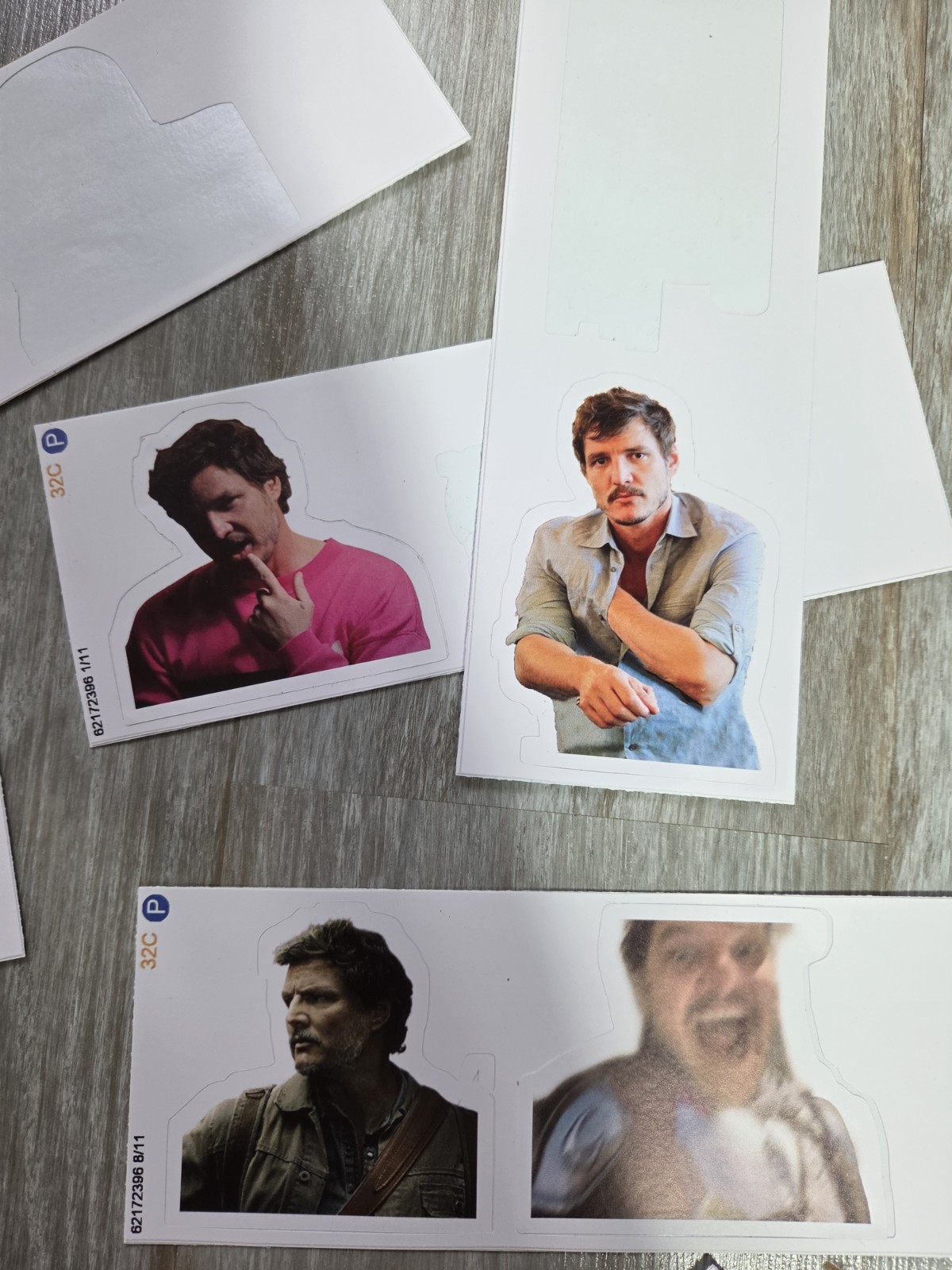 Pedro Pascal Sticker Pack Lot of 14 Vinyl Decal Meme TV Movie Character Assorted