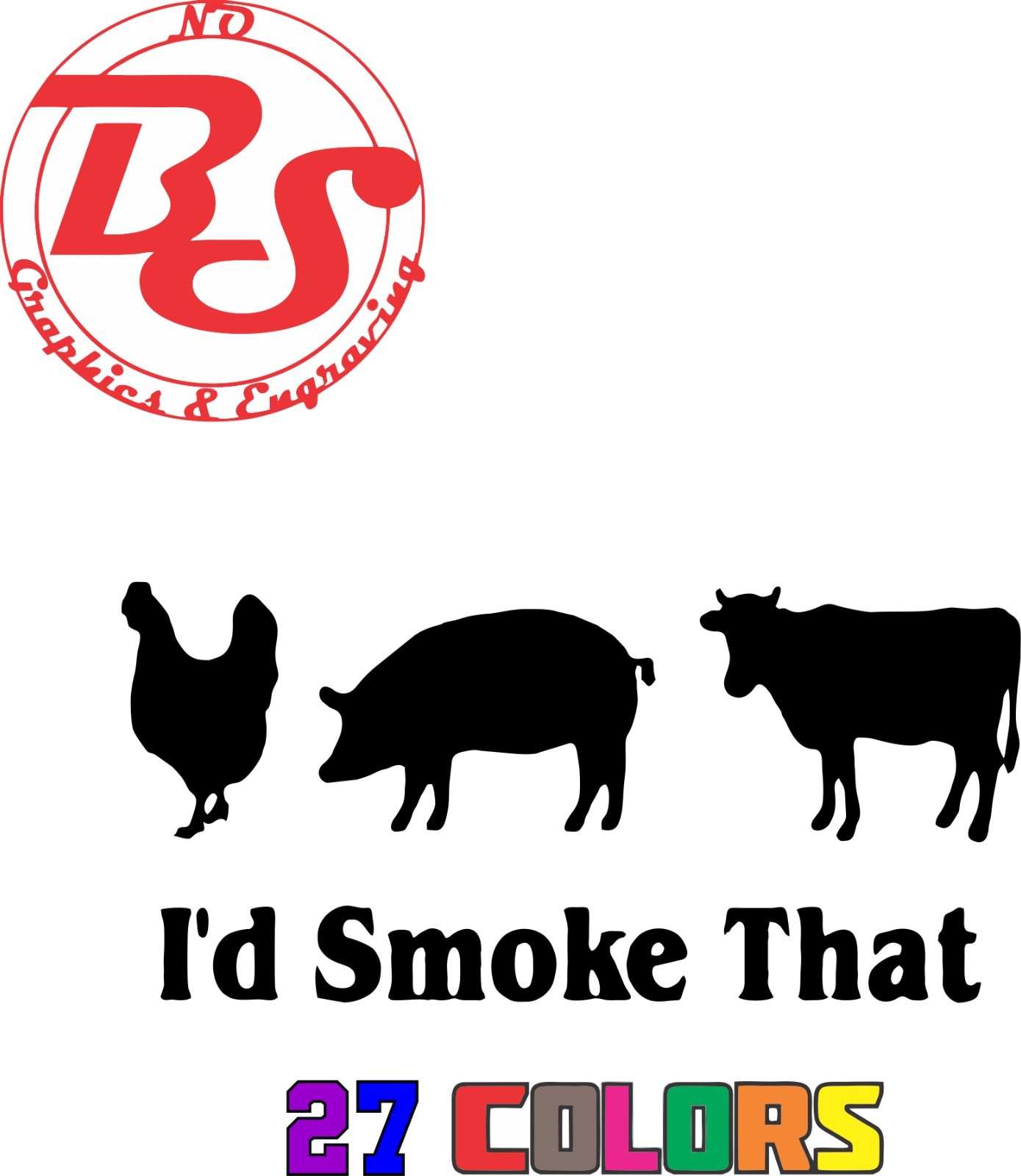 6" Bacon Vinyl Decal Beer Boobs Guns Smoker Meat Keto Carnivore BBQ Funny noBS