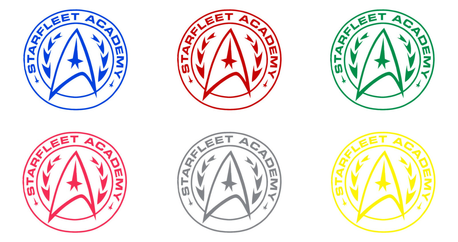 Vinyl Decal Truck Car Sticker Laptop – Star Trek Starfleet Academy Logo
