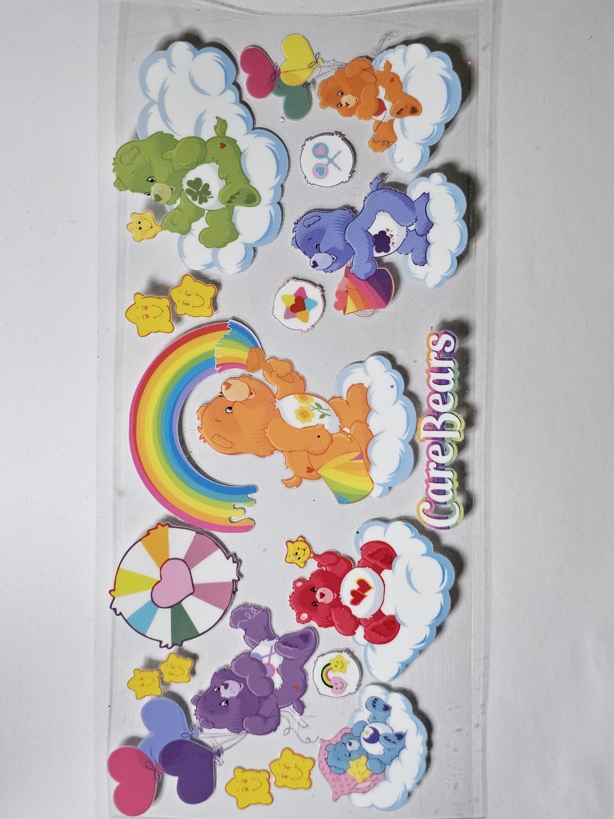 Care Bears UV DTF Transfer Sticker Wrap Tumbler UVDTF BUY 10+ GET COMBINED SHIP
