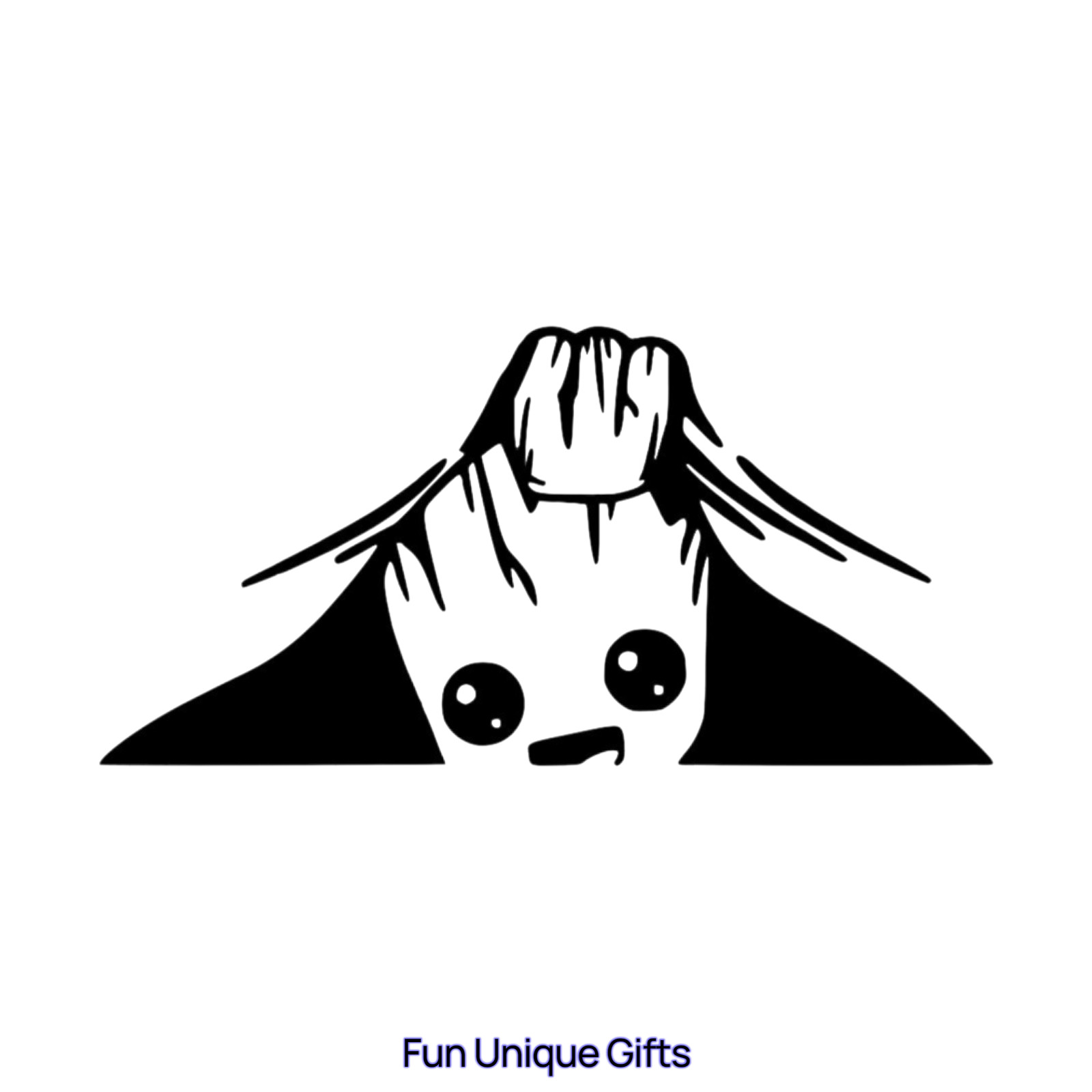 Peeking Groot Vinyl Decal Sticker -Multiple Colors & Sizes- SHIPS FREE!