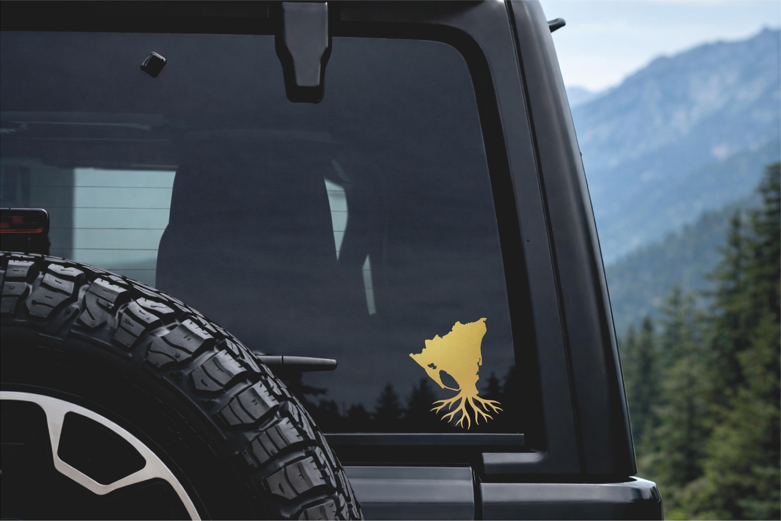 Nicaragua Roots Vinyl Decal Country Outline Nicaraguan Heritage Sticker