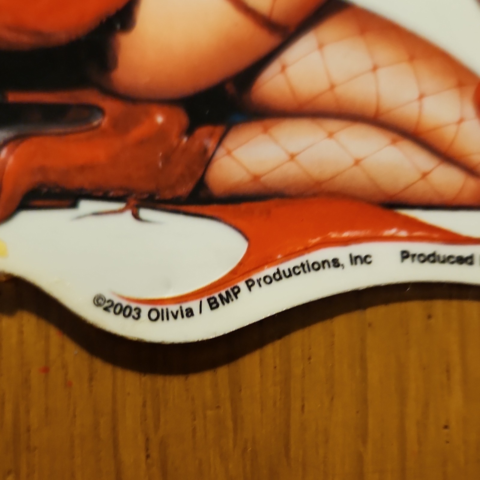 Yujean Stickems Pin-up Red Vinyl Sticker Fishnet Pop Art Self-Adhesive