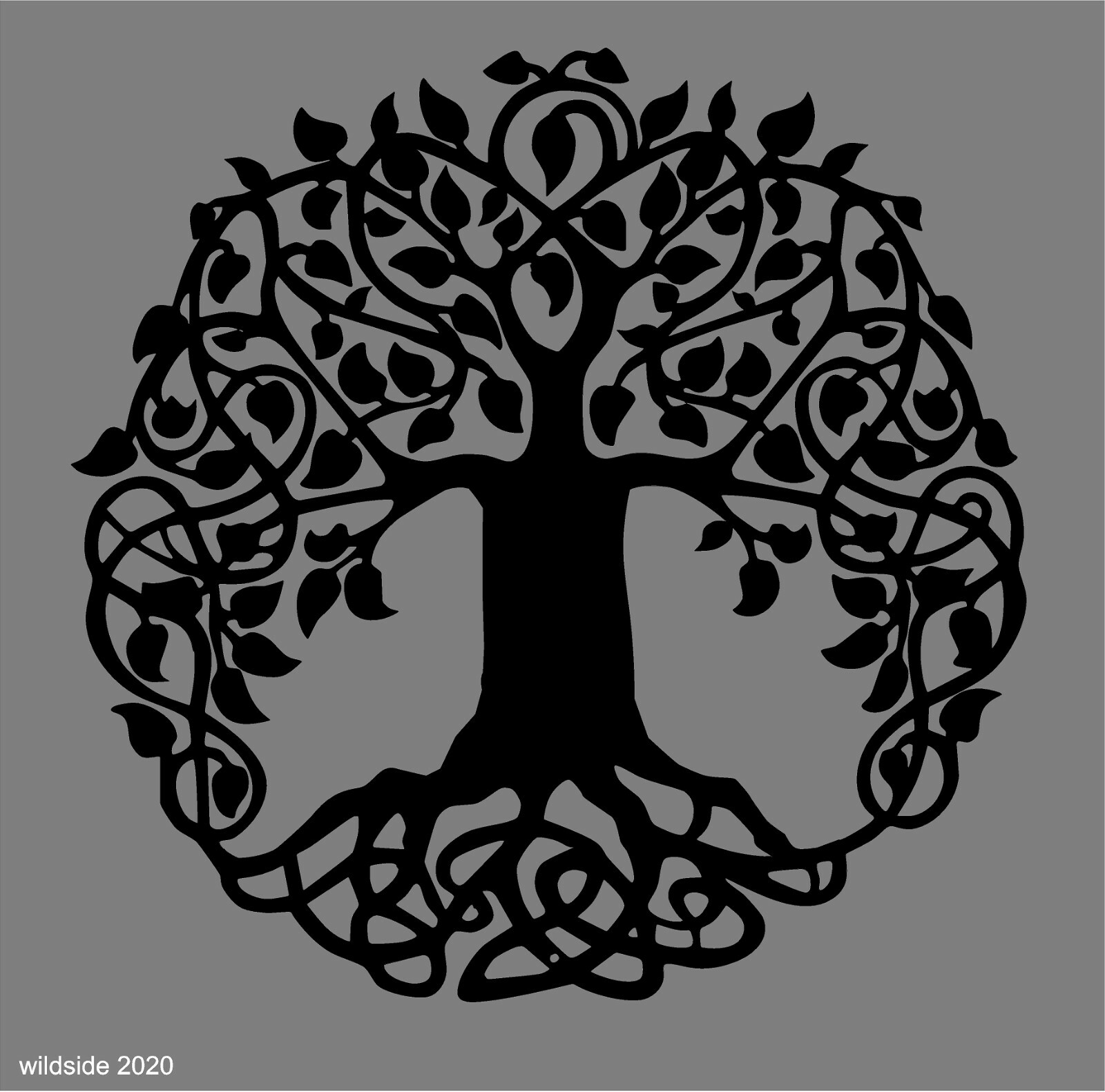 Tree Of Life Decal car window laptop altar vinyl sticker