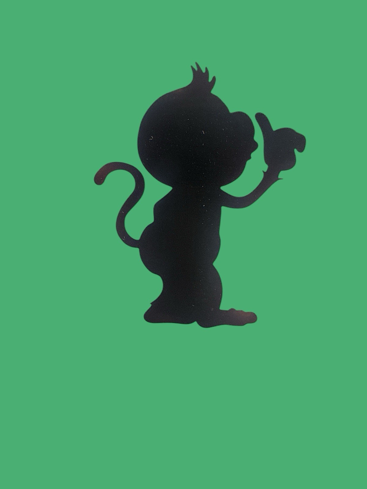 monkey shhh Decal for car Windows Laptops most Smooth Surfaces