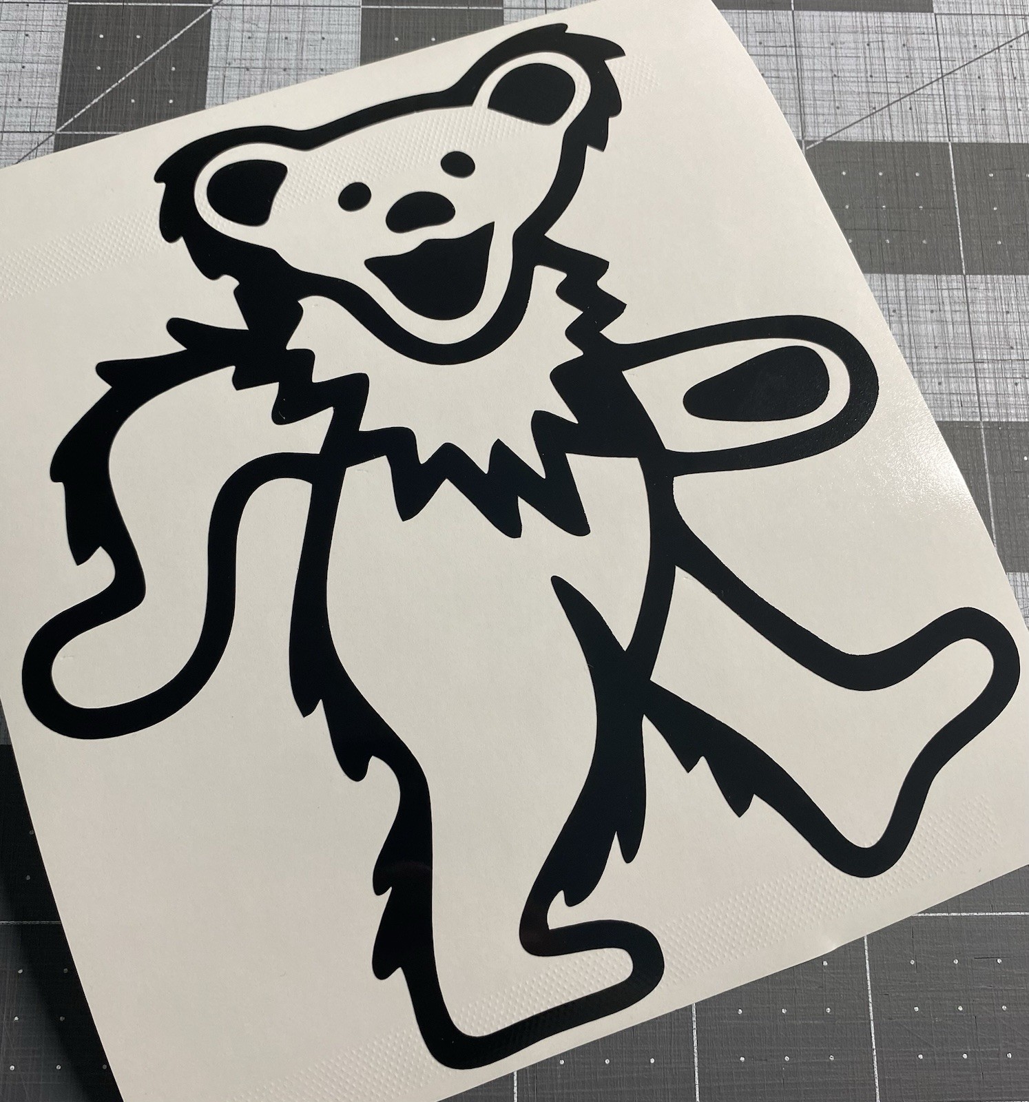Vinyl Decal for Window – Grateful Dead, Dancing Bear