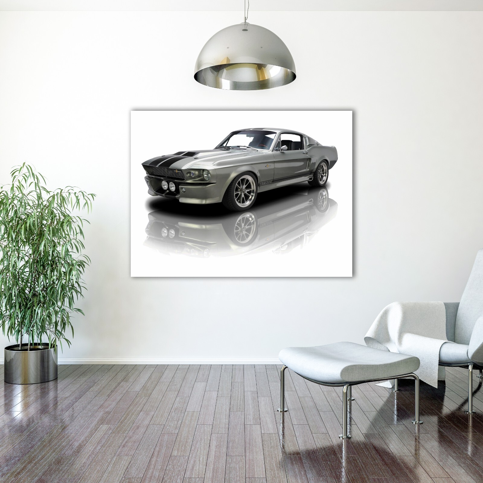 Ford Mustang Eleanor 1967 Tribute Edition Wall Art Print, Ford Mustang Eleanor.