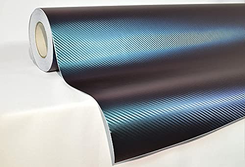 VViViD 1.5ft x 5ft Blue Green Purple Vehicle Wrap Vinyl Film Easy Installation
