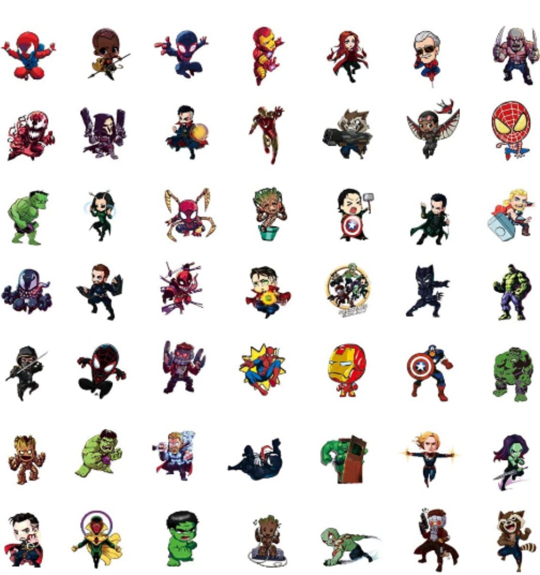 20 PCS Marvel Avengers Guardians of the Galaxy 2 Stickers BRAND NEW