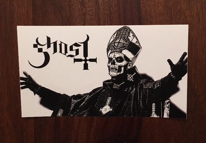 Ghost Band Sticker