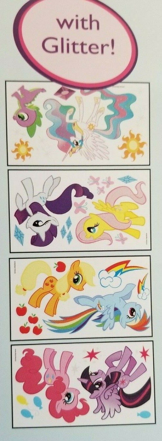 My Little Pony Mega Pack Giant Wall Decals NIP