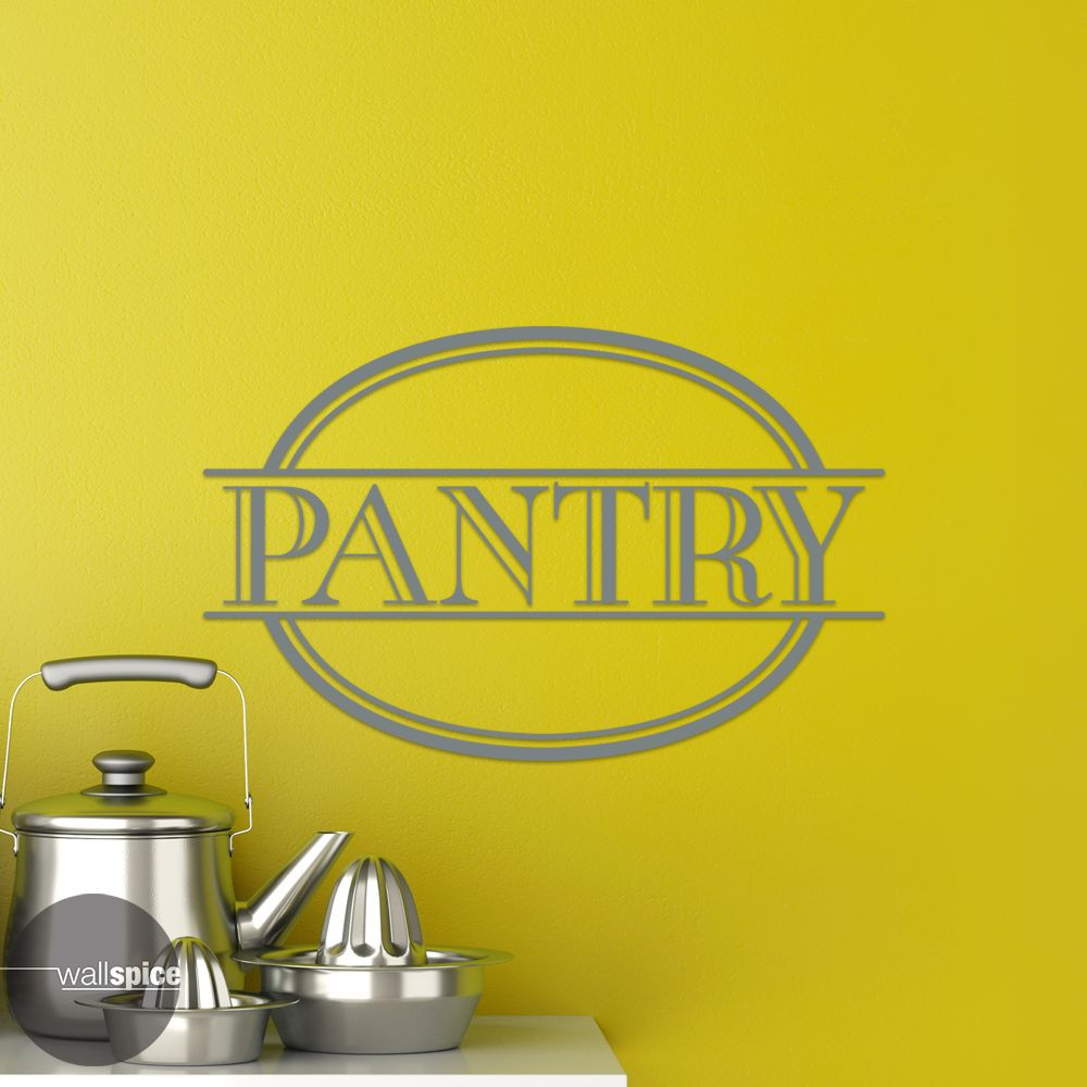 Kitchen Pantry Vinyl Wall Decal Sticker