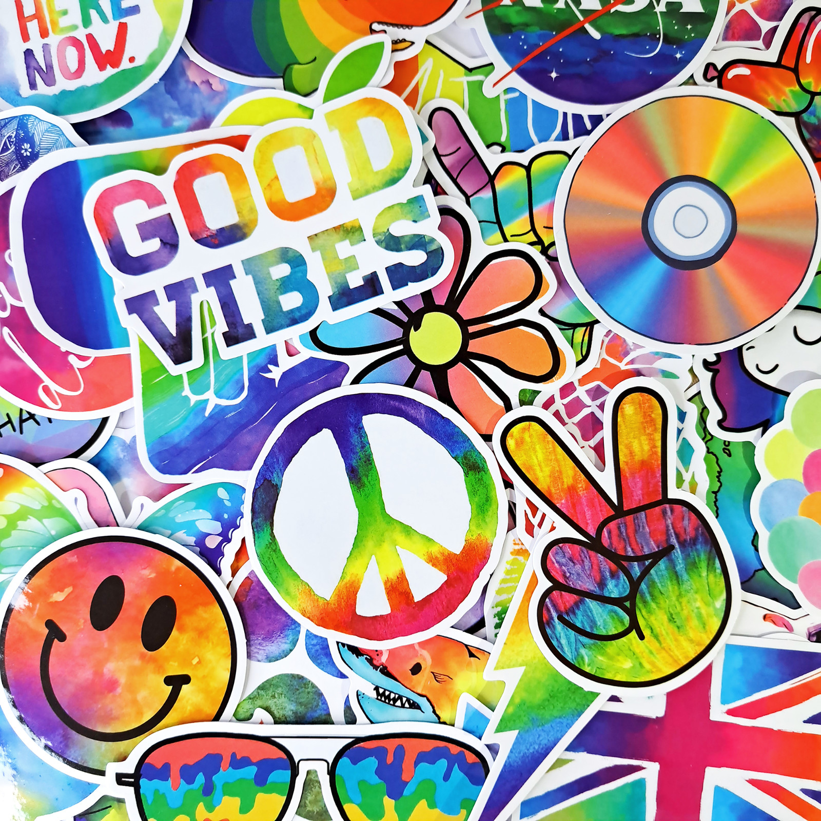 50 PCS Pride Month Sticker Pack Rainbow LGBT Queer Inclusive Stickers Gifts