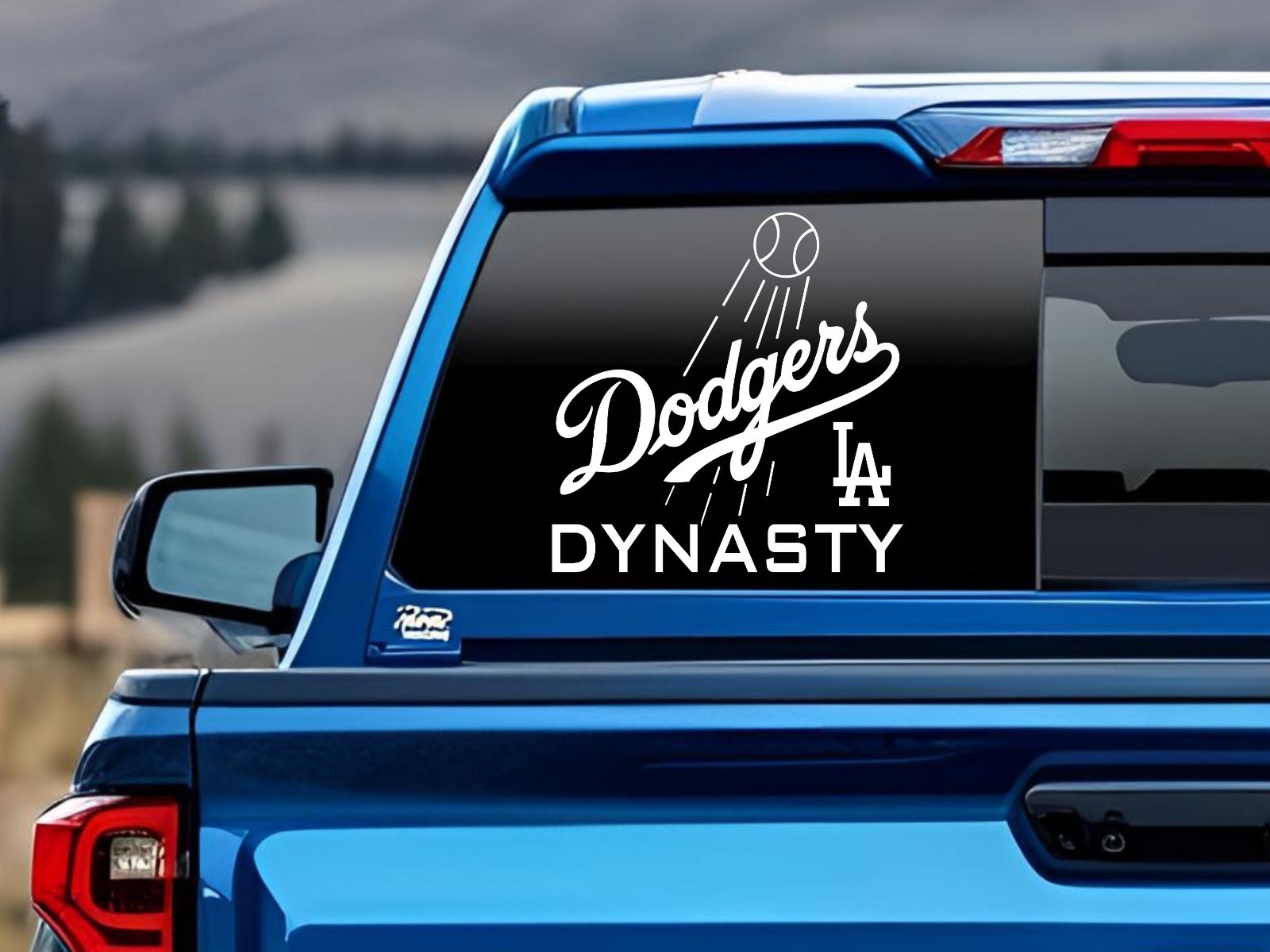 Los Angeles Dodgers Dynasty Vinyl Decal Sticker Car Truck SUV Cup Mug Laptop