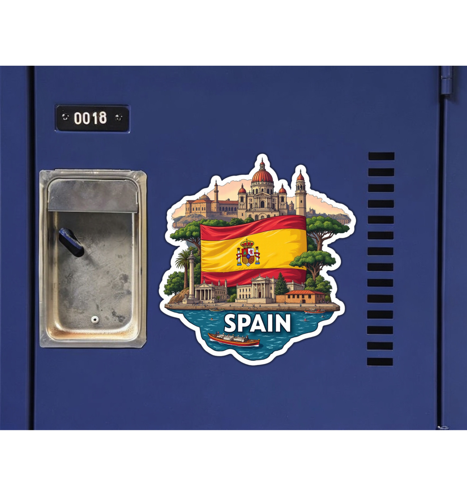 Spain Fridge Magnet or Laptop Sticker