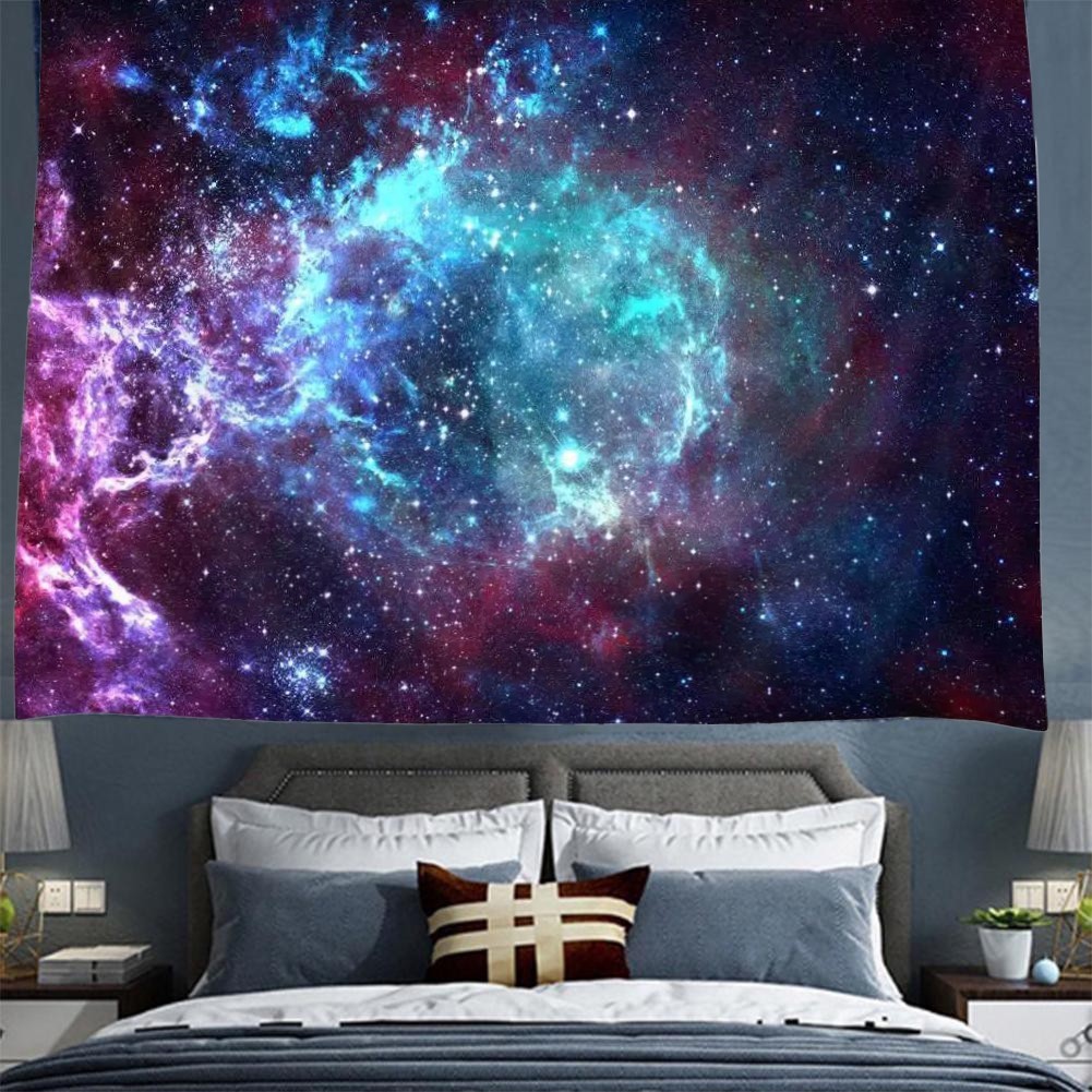 For Room Decor Space Photography Background Polyester Wall Decor Easy Care