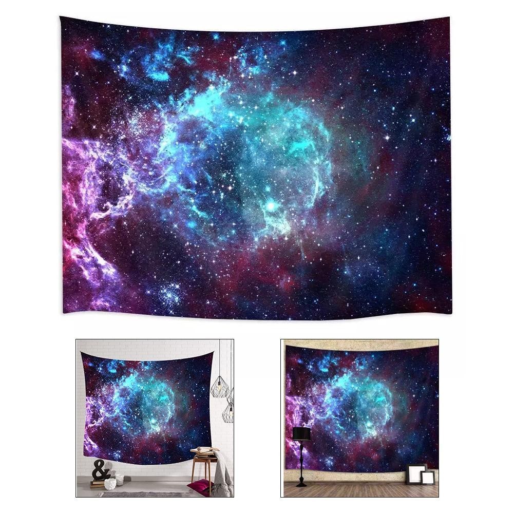 For Room Decor Space Photography Background Polyester Wall Decor Easy Care