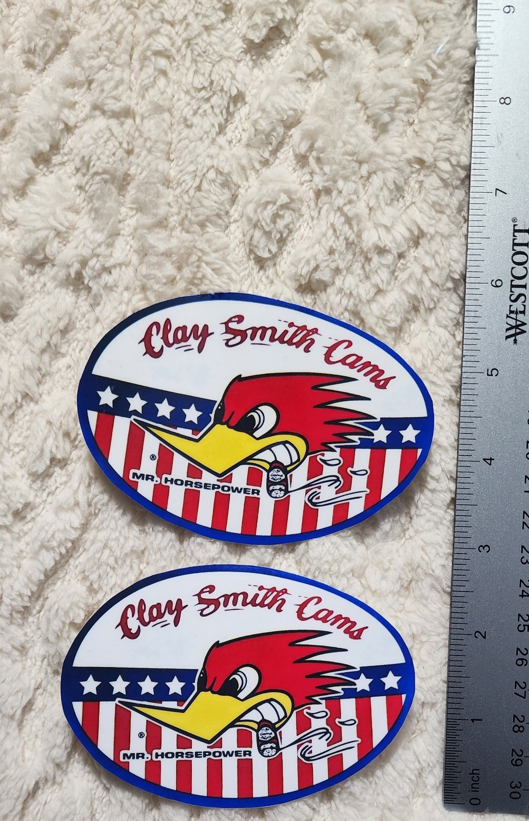 ✨️2 Pack✨️ Clay Smith Cams 3×3 Vinyl Sticker | Mr. Horsepower Hot Rod Decal