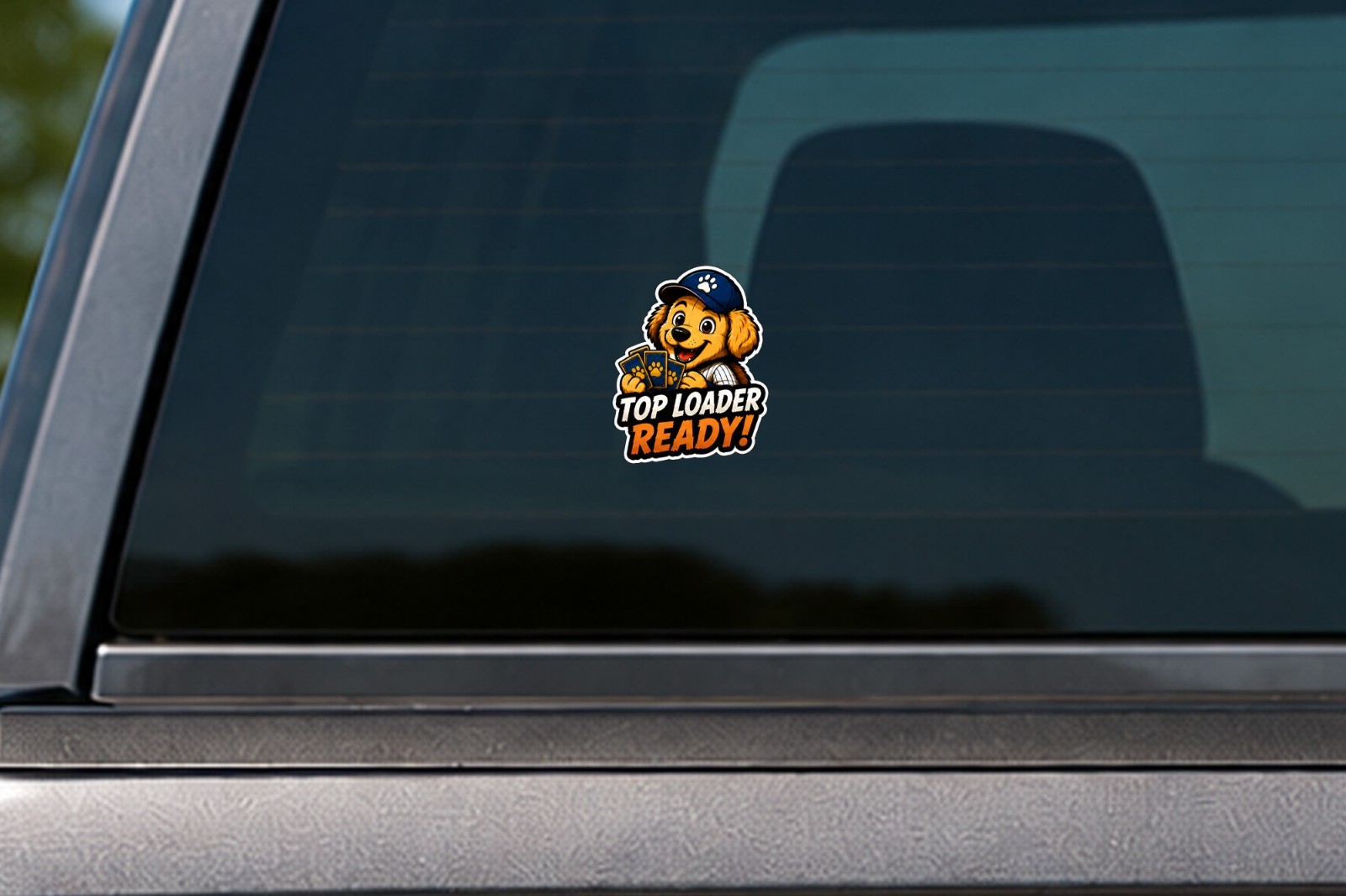 Pack Dog Decal Sticker Trading Card Pack Opening Sticker Car Window Bottle