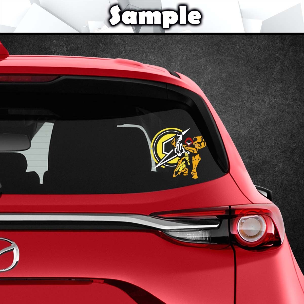 Samus Metroid Vinyl Decal Sticker (Nintendo VideoGame Car Laptop PC Tower Decor)