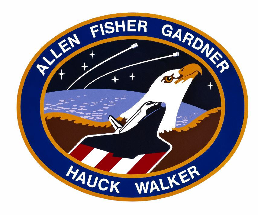 STS-51a Nasa Discovery Space Program Decal Sticker M473