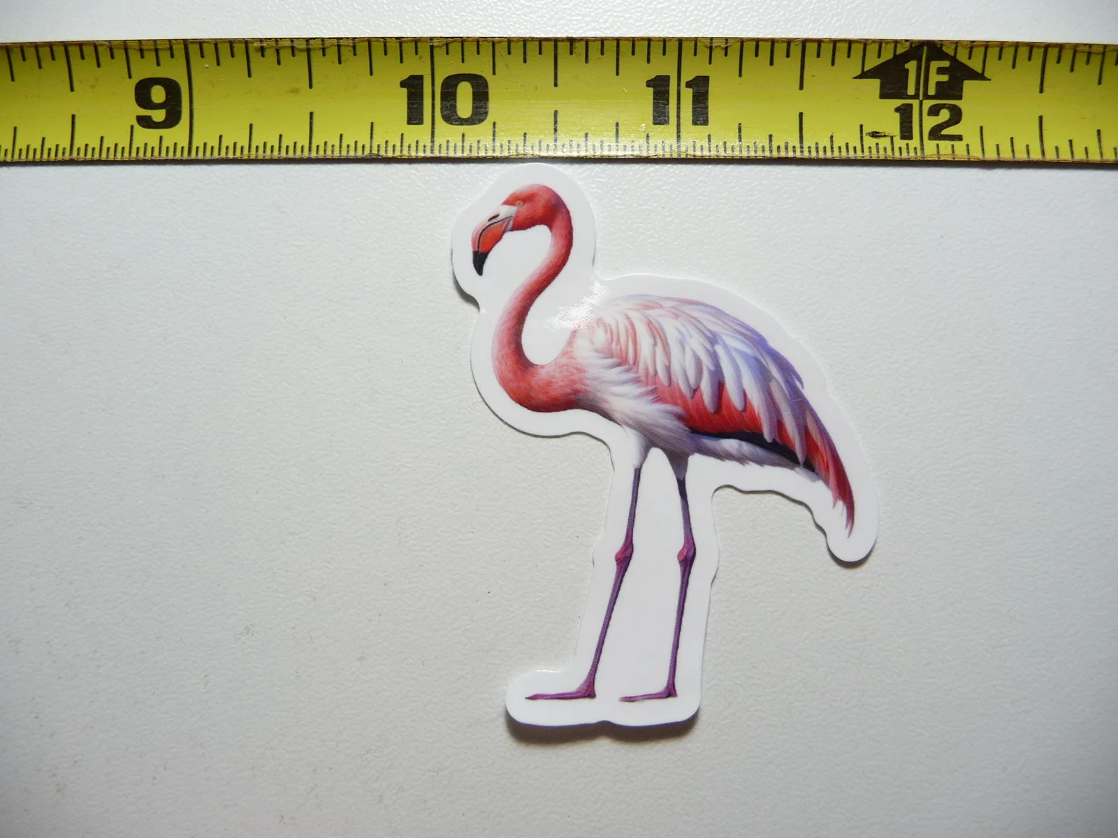 PINK FLAMINGO BIRD SMALL STICKER DECAL WILDLIFE PRESERVE NATURE ANIMAL