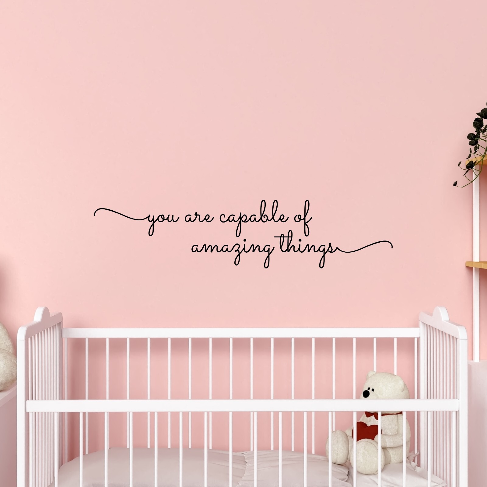 You are Capable Motivational Wall Decal Sticker Quote Vinyl Art Home Classroom