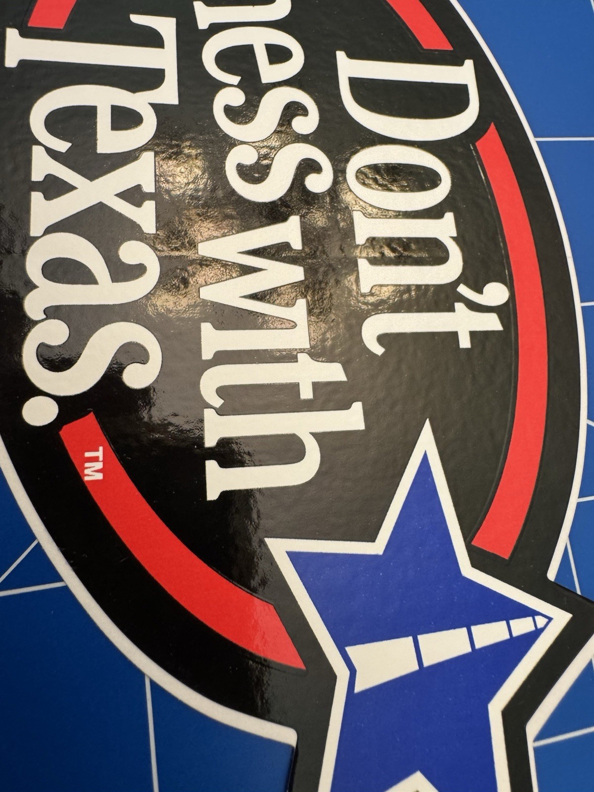 Lot 2 Don’t Mess With Texas Advertising Glossy Sticker Ephemera Tourism Travel