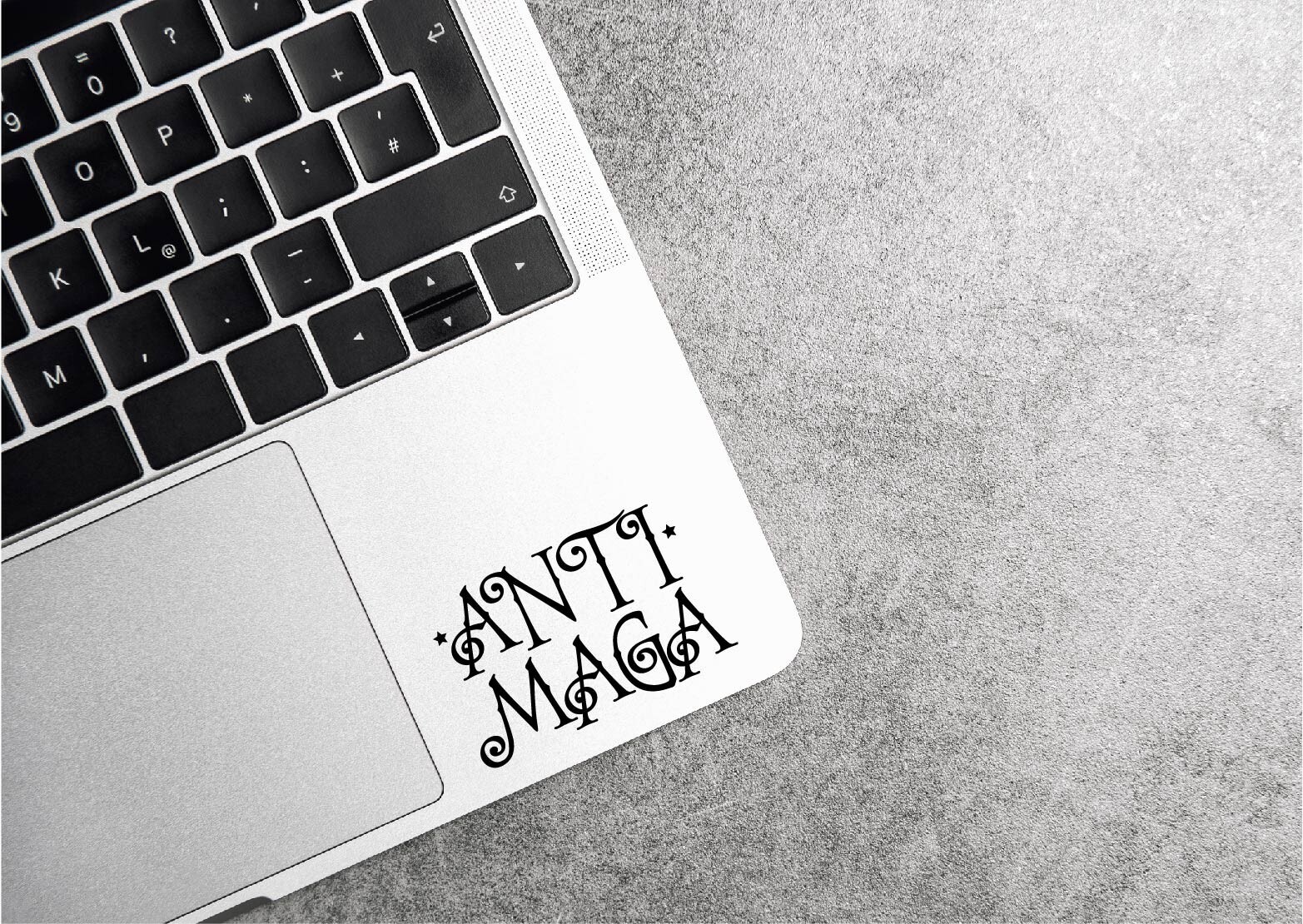 Anti MAGA Decal Sticker Protest Trump Political FDT Hands Off Rally Liberal