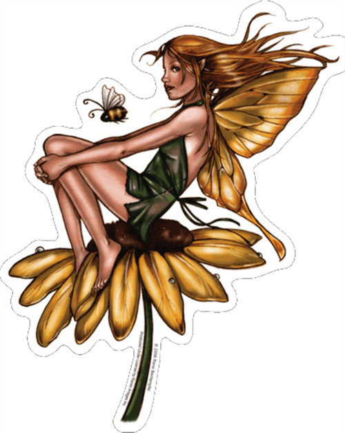 Blackeyed Suzi Fairy – Renee Biertempfel – Sticker – 4 1/2" x 3"