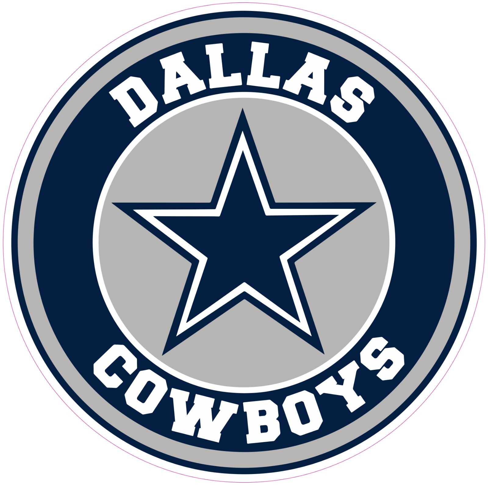 Dallas Cowboys Football Vinyl Decal Sticker Car Truck Bumper Tumbler Mug