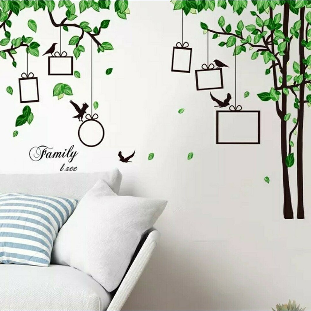 Family Tree Photo Frame Wall Decal Sticker Living Room Home Decor Removable