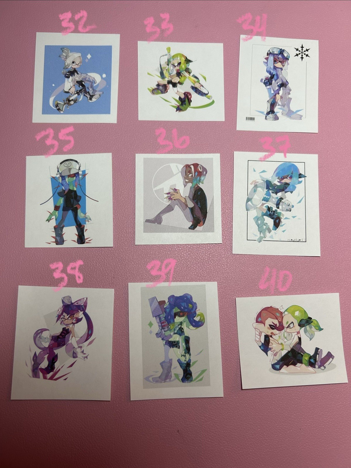 Splatoon, Final Fantasy And More Anime Stickers