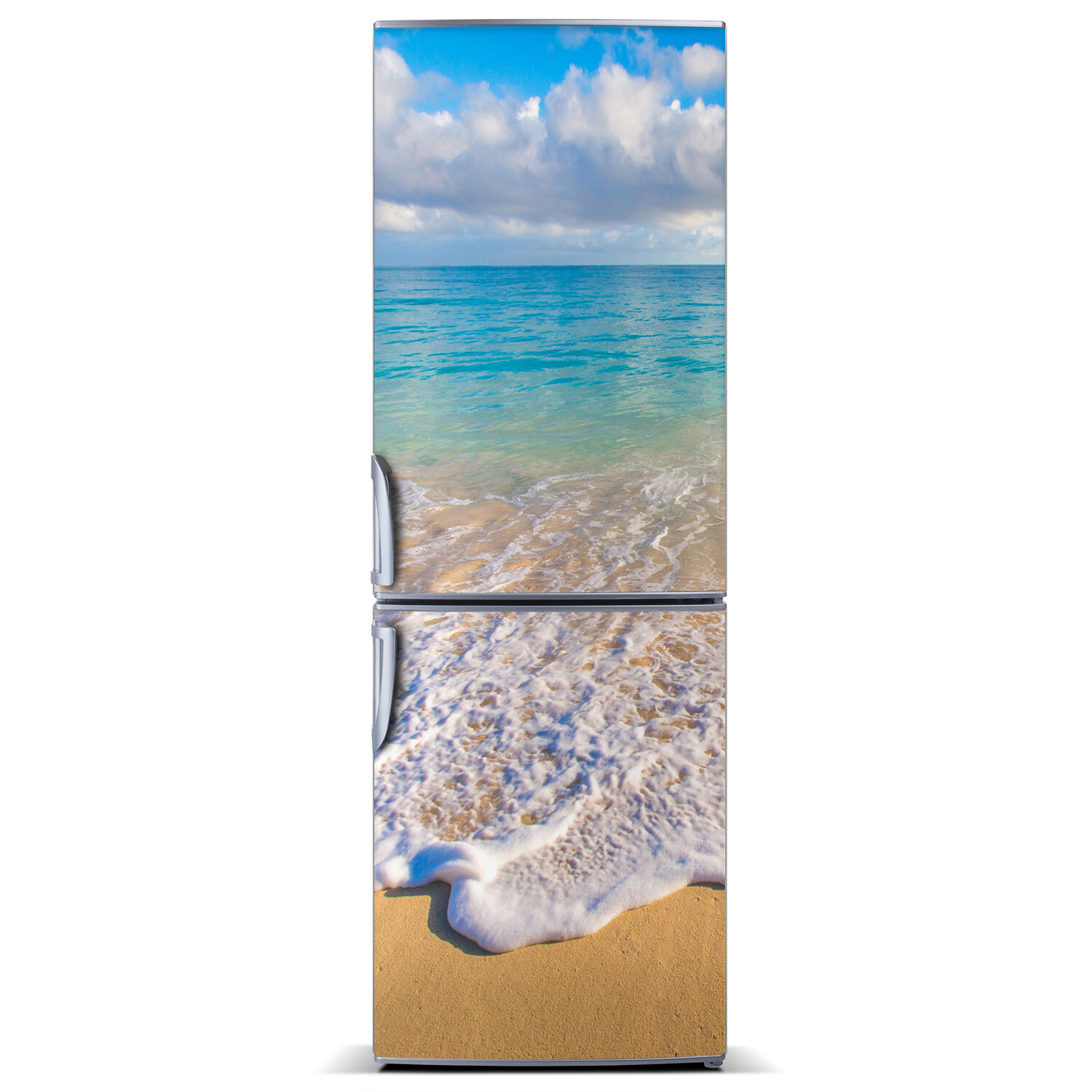 Self adhesive Fridge Magnet removable Peel & Stick Landscapes Tropical beach